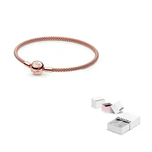 Pandora Браслет Moments Rose Mesh