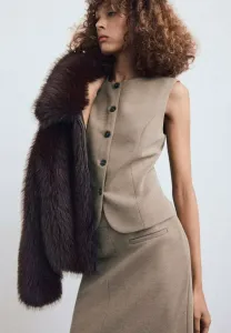 Жилет Mango, Brown