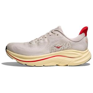 HOKA ONE ONE Женские беговые кроссовки Clifton 10 Lime Gray/Fiery Red