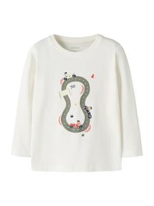 NAME IT Лонгслив 'NMMVUX' в белом цвете