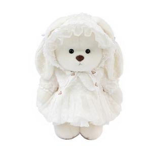 TeddyTales Плюшевая игрушка ручной работы сидячий мишка Floral Collection Lilac Bunny