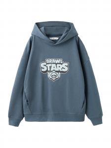 MANGO KIDS Толстовка 'BRAWLEG' в пастельно-голубом цвете