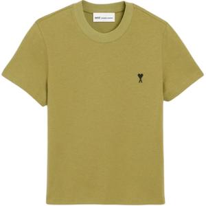 Футболка с вышивкой Ami de Coeur AMIPARIS, matcha зеленый