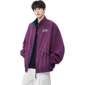 Куртка Unisex Stand Collar Moderate Pilot WARRIOR, sunset фиолетовый (diy badge)