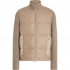 Утепленная куртка Oasi Ermenegildo Zegna, светлый серый umber