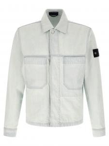 Джинсовая куртка Stone Island, голубой