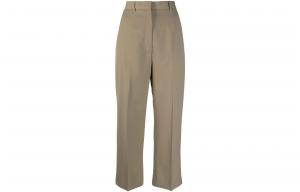 Широкие брюки женские зеленые Acne Studios