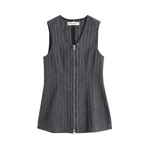 Жилет Our Legacy Biker Zip Vest, серый