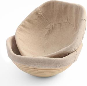 Корзина для расстойки хлеба Liliadon, 2 шт, бежевый