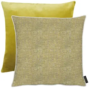 APELT декоративная подушка "Алессио", двусторонний чехол с наполнителем, 1 шт 45х45 см, зеленый