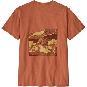 Футболка Responsibili Tee Trailways Unisex Patagonia, розово-красный