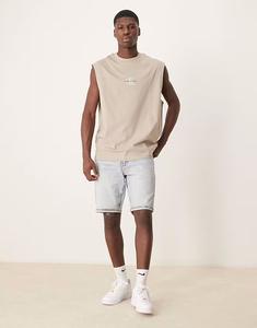 Обычные джинсовые шорты Jeans светлого оттенка Calvin Klein Jeans