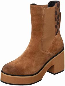 Женские замшевые ботинки Antelope Indira, Cognac