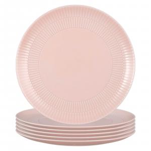Обеденные тарелки Amina Rosé, диаметр 27,8 см, набор из 6 штук Seltmann Weiden, розовый