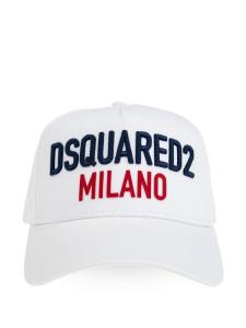 DSQUARED2 кепка с вышитым логотипом, белый