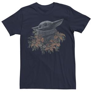 Мужская детская футболка Star Wars The Mandalorian Flower Licensed Character