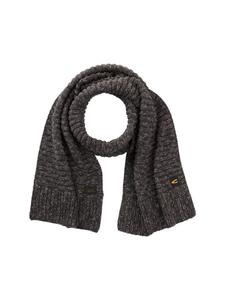 Шарф из чистого хлопка черного цвета Camel Active