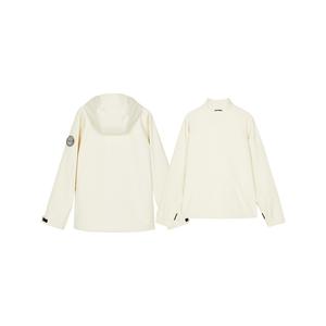 Ветровка унисекс водонепроницаемая и ветрозащитная для сохранения тепла миндальный белый Skechers