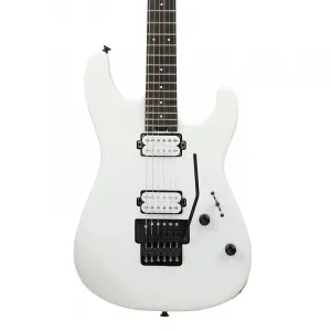 Charvel Pro-Mod Plus San Dimas Style 1 HH FR, эбеновое дерево, снежно-белый, с чехлом