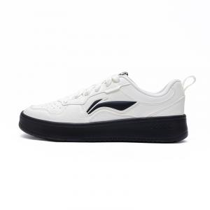 LINING Кроссовки для скейтбординга Early Cloud, износостойкие, легкие, увеличивающие рост, с низким верхом, мужские, белые, черные