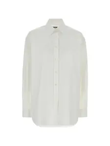 Рубашка с логотипом Moschino, белый