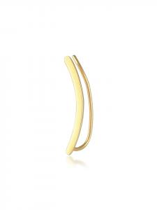 Elli Серьги из серебра 925 пробы с золотым покрытием