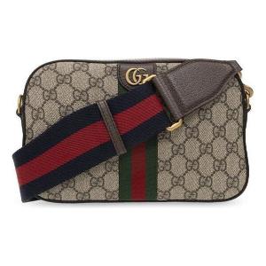 Сумка ophidia gg small shoulder bag 'beige ebony' Gucci, бежевый
