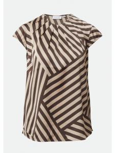 Блузка 89А2_темно-коричневый comma