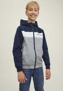 Легкая куртка JJERUSH BLOCKING HOOD Jack & Jones Junior, цвет navy blazer