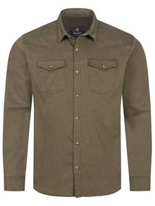 Рубашка Rock Creek Jeanshemd, темно-зеленый