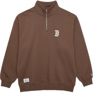 New Era Свитшот унисекс коричневый