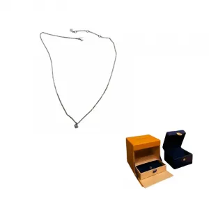 Louis Vuitton Серебряное колье унисекс