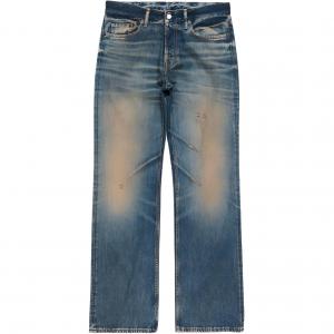 Рокка выцветшие потертые джинсы Acne Studios, синий