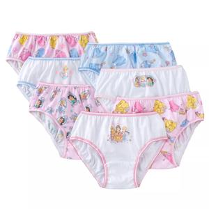 Принцесса Диснея для малышей, 7 шт. Трусы Disney