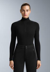Топ OYSHO HALF-ZIP POLAR THERMAL BASE LAYER, Black