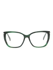 Очки в оправе 'кошачий глаз' Max Mara, зеленый