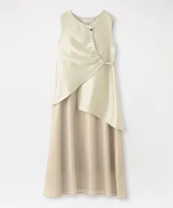 Металлическое платье Loveless, цвет Beige