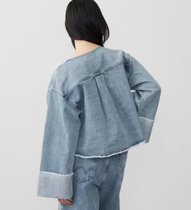 Джинсовая куртка EDWIN с возможностью подворачивания штанин, цвет Light Blue