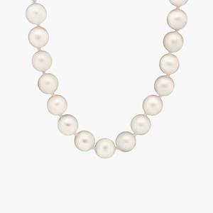 36-дюймовое классическое ожерелье из нити культивированного жемчуга Акойя из 18-каратного желтого золота (8,0-8,5 мм) Blue Nile