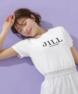 Футболка с вышитым логотипом, органический хлопок Jill By Jill Stuart, цвет Black And White 1