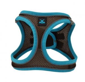 Шлейка Nayeco X-TRM коричневого и синего цвета для собак ХХХС Nayeco, цвет коричневый