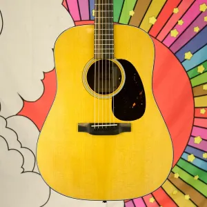 Акустико-электрогитара Martin DE Retro Plus Mahogany, сумка для гитары