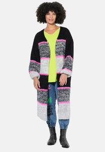 Кардиган LANG STREIFEN OFFENE FORM Angel of Style, антрацит