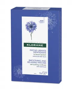 Разглаживающие антиутомительные патчи с васильком Klorane