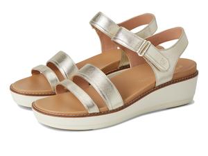 Сандалии Cole Haan Originalgrand Peyton Flatform, цвет Soft Gold Metallic/Ivory