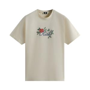 Футболка с вышивкой Kith Script, Sandrift