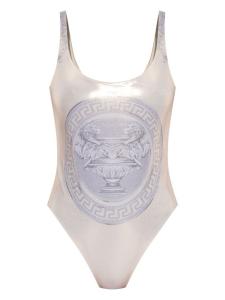 Купальник с принтом статуи Versace, нейтральный цвет