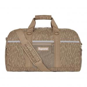 Нейлоновая дорожная сумка Unisex Supreme, бежевая