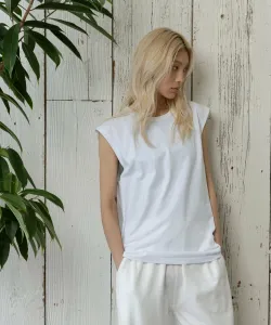 Топ без рукавов Silo Jersey Colony 2139, цвет White