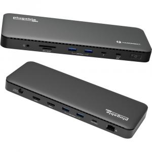 Док-станция Plugable 13-in-1 Thunderbolt 4 Dock (Black) TBT4-UD5